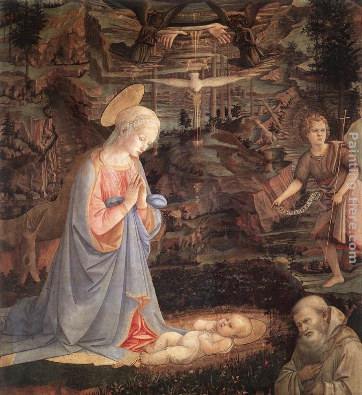 Adoration of the Child with Saints